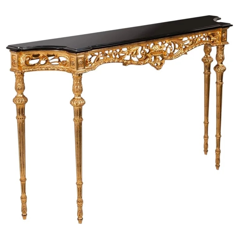 CG capelletti — Louis XVI-Style Golden & Console — Furniture — resale