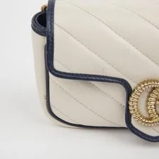 Gucci 476433 GG Marmont Super Mini Chain Crossbody 140540760 3
