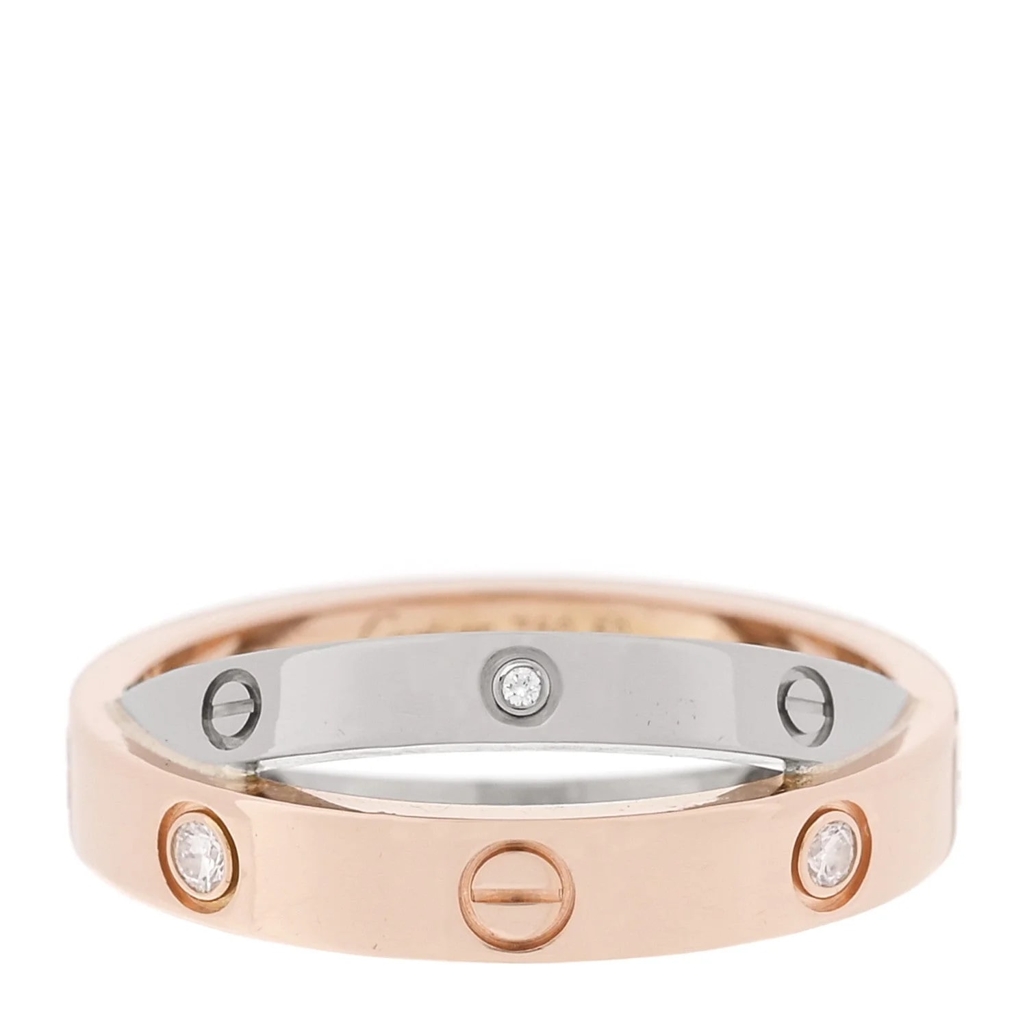 Cartier — 18K White Gold 6 Love 52 6 — Jewelry — resale