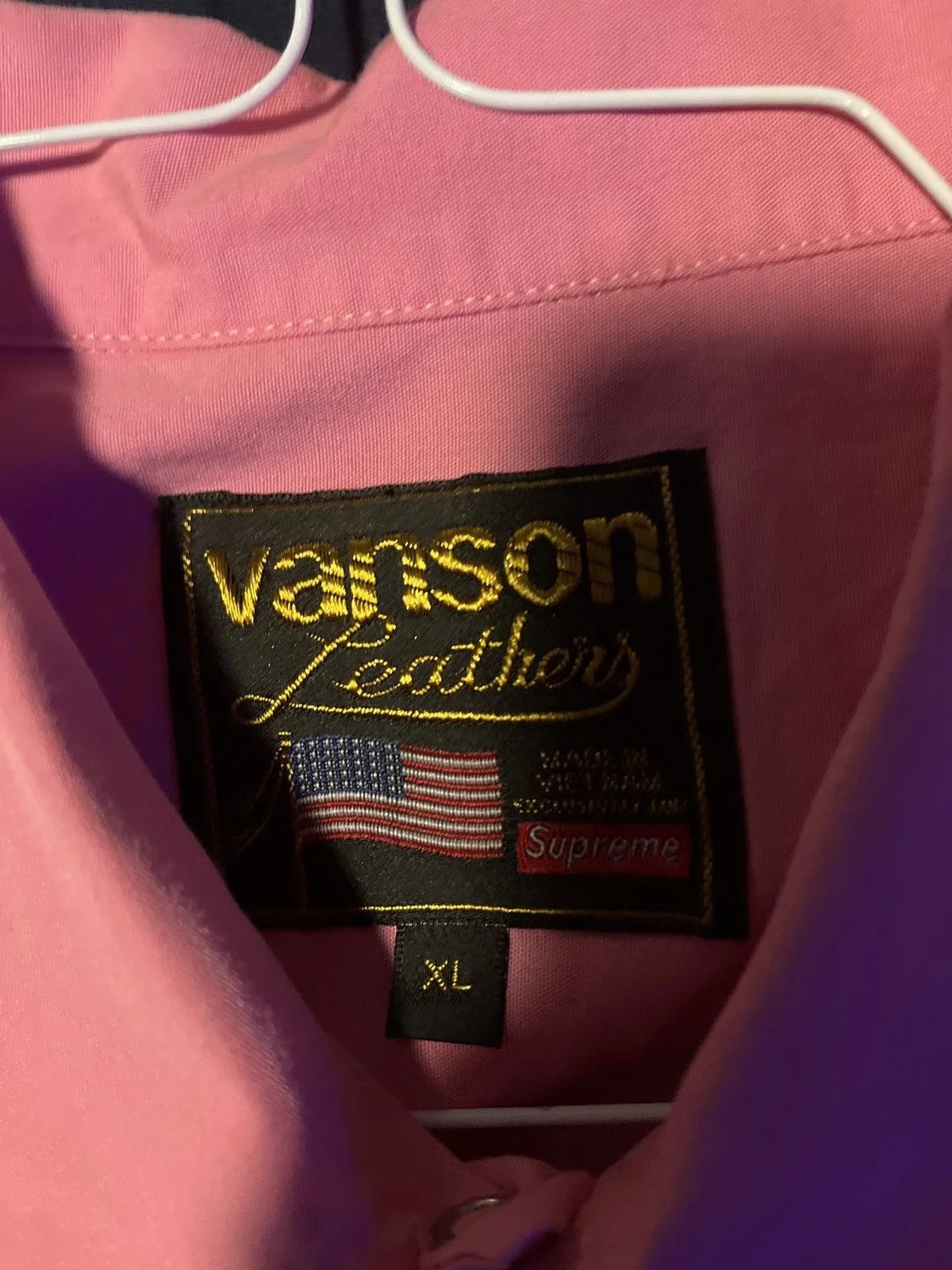 Supreme — Supreme Vanson Leathers S/S Work Shirt — streetwear — resale