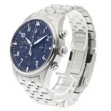 IWC Schaffhausen Pilot IW377704 43mm SS Black Dial Automatic #C303 2