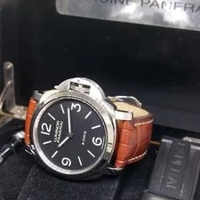 Panerai 44mm Black Dial 8 Days Luminor Base PAM560 PAM00560 (Full Set-2014) 2