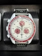 Omega X Swatch MoonSwatch Mission To Pluto 42mm Gray Bioceramic Case Black Nylon 3