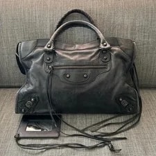 Balenciaga — Balenciaga City 115748 No Strap Preowned Auth — Handbag — resale
