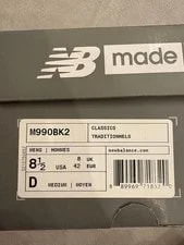 8.5US New Balance 990Bk2 4