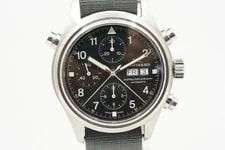 IWC — IWC Pilot's Black - IW3713 Doppelchronograph Split Second — Watch — resale
