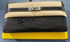 Hermès Kelly Croco Pochette Sac À Main Porte-Monnaie 2