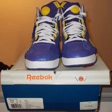 Reebok Shaq Attaq NEW Size 9.5 LSU Tiger M40343 Dead Stock! 4