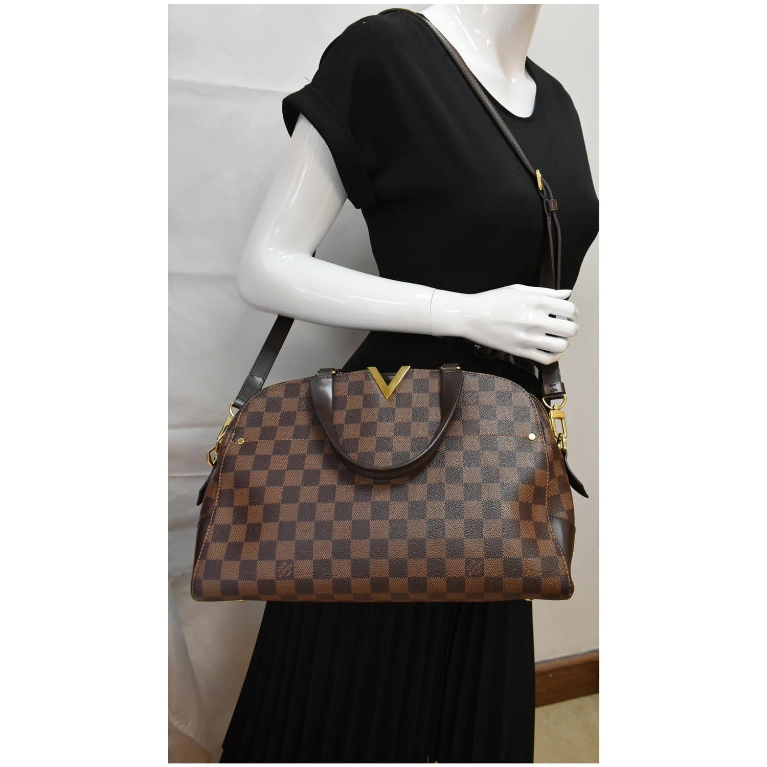 Louis Vuitton Kensington Bowling Satchel 2
