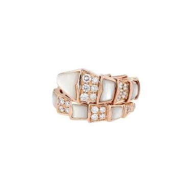 Bulgari — Bulgari Serpenti Viper Semi-rigid in Rose Gold, and Diamonds — Jewelry — resale
