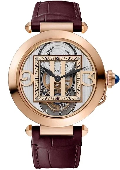 Worldofluxuryus — Cartier Pasha de Cartier Privee Tourbillon 18K Rose Gold — Watch — resale
