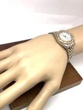 Tudor Swiss Automatic White Dial Two Tone Gold Steel 27mm 3