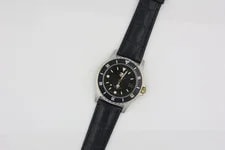 TAG Heuer 925.206 1500 Professional Jumbo Quartz Black Leather Gold 3