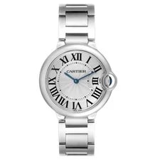 Cartier Ballon Bleu 36mm Silver Dial Steel W69011Z4 2