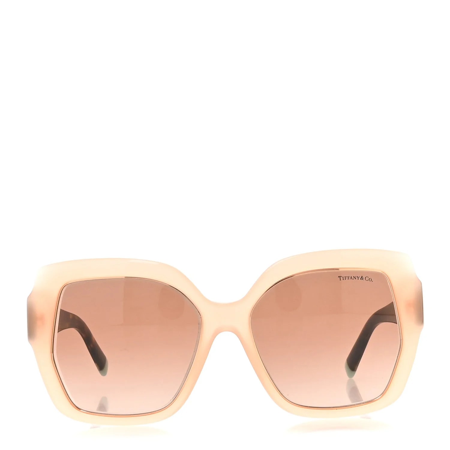 Acetate Metal Cat Eye Sunglasses TF4183 Nude 2