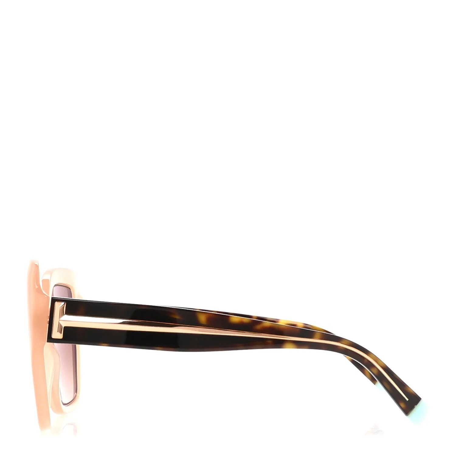 Acetate Metal Cat Eye Sunglasses TF4183 Nude 3