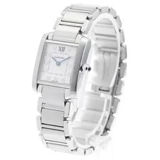 Cartier Tank Française SM WE110006 20mm SS Silver #C19527 2