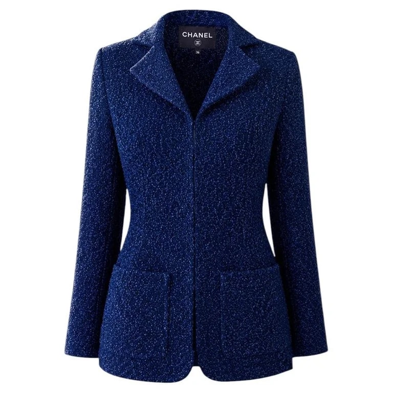 Chanel — Chanel Runway Airlines Collection Jacket With CC Giant Buttons 36 FR — Clothing — resale