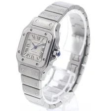 Cartier — Cartier Santos Galbe SM W20054D6 24mm SS Silver #C2839 — Watch — resale