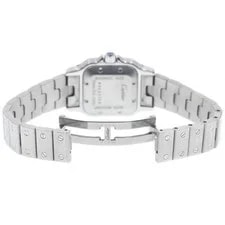 Cartier Santos Galbe SM W20054D6 24mm SS Silver #C2839 2