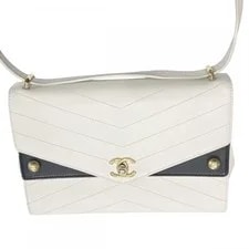 Chanel Chevron Flap Messenger Model 27 Ha 2