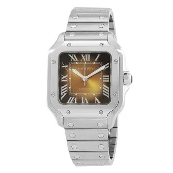 Cartier Santos Large Model Automatic Black Dial WSSA0096 4
