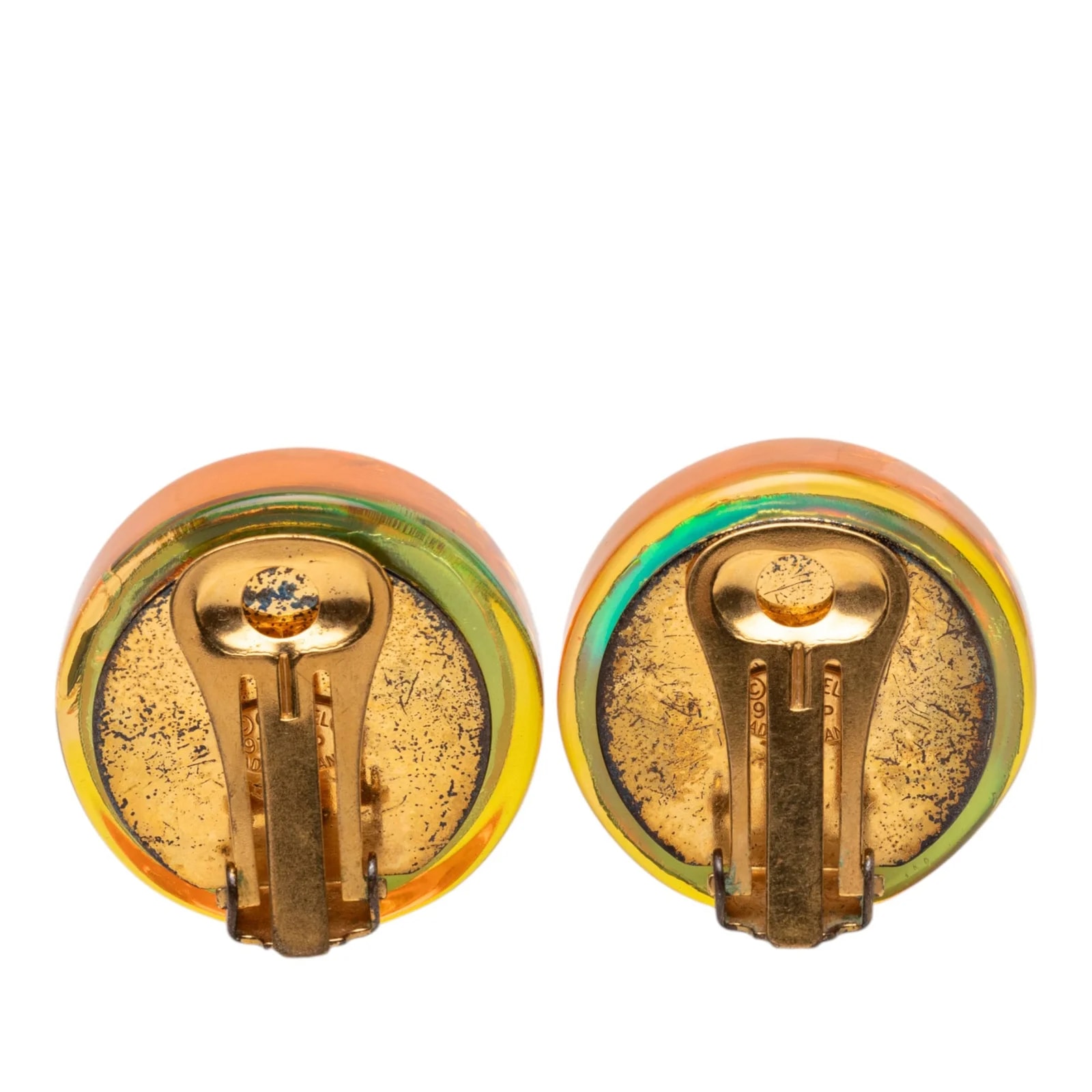 Resin CC Camellia Button Clip on 2