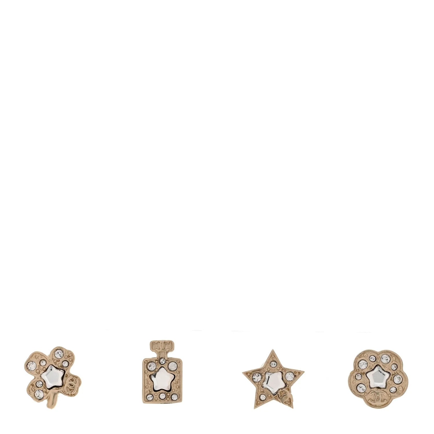 Chanel — Metal Lucky Charms Set Light — Jewelry — resale