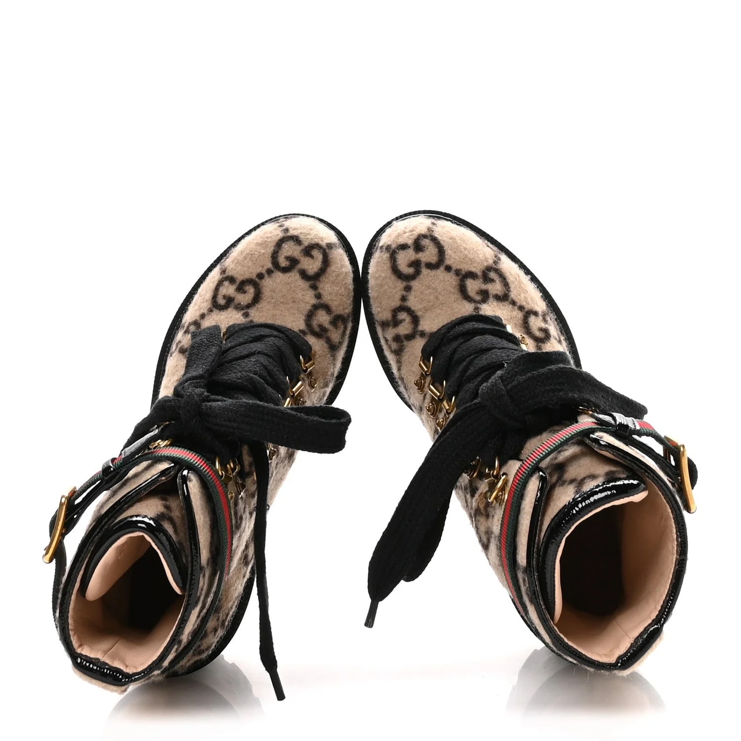 Covered GG Lace Up Combat Ankle 35 2