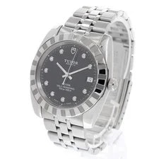 Tudor Heritage 21010 37mm SS Black #C22541 2