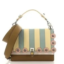 Fendi — 100% Authentic Fendi Eyelet KAN I Medium Retail $3250 — Handbag — resale