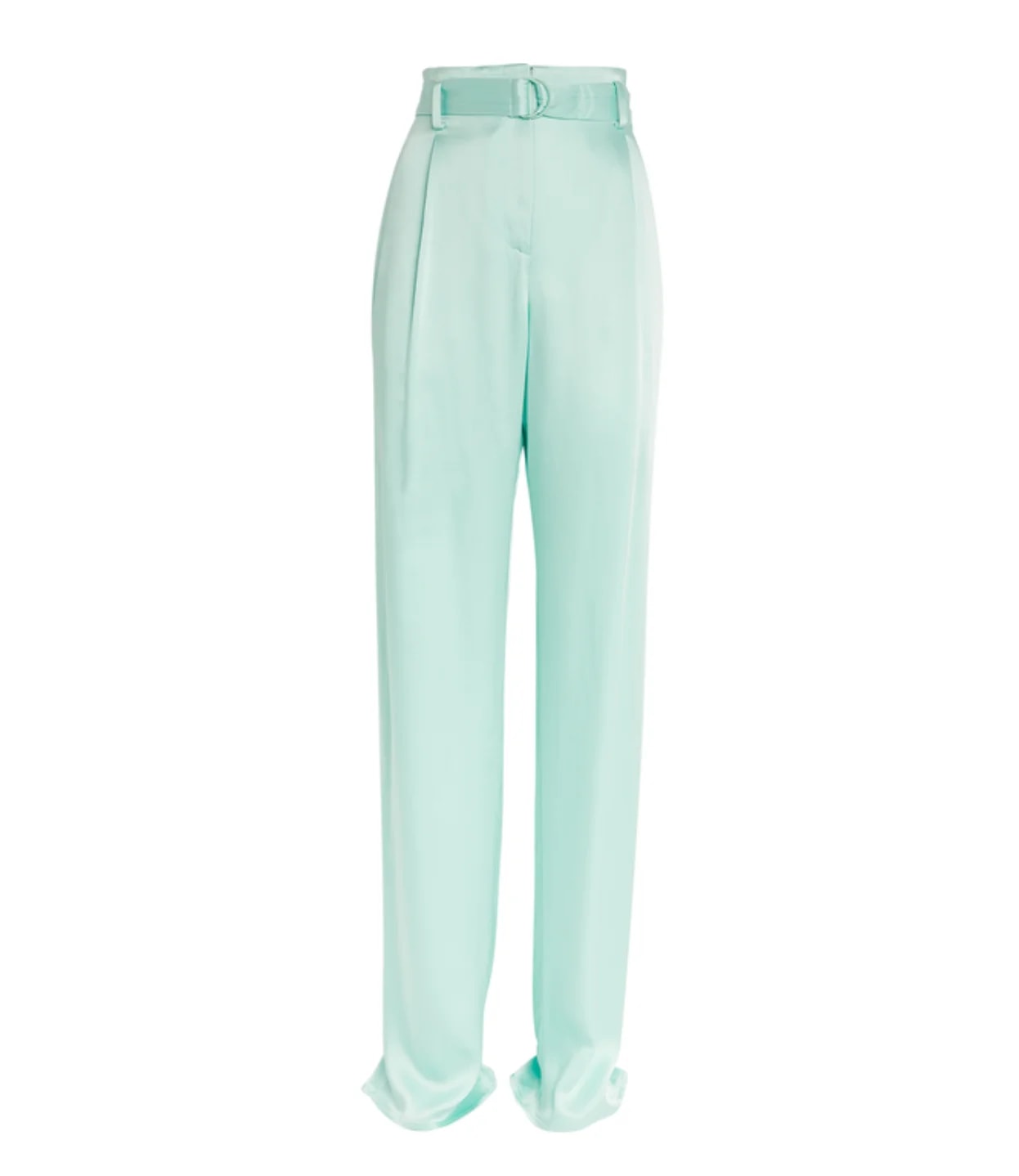 Lapointe High-Rise Belted Straight-Leg Organic Twill Trousers 4