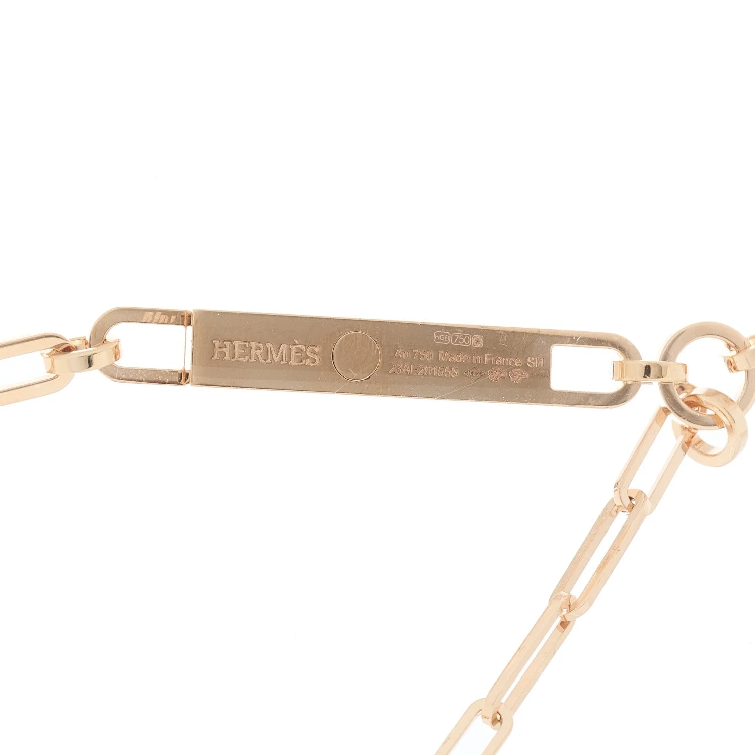 18K Rose Gold Pave Kelly Chaine Lariat SH 3