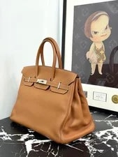 Hermes Birkin 35 Large 37 Palladium HW PHW Square I Auth 3