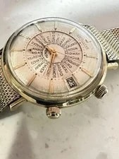 Jaeger-LeCoultre World Time Memovox Alarm Function Date 10k GF 3