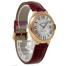 Cartier WSBB0062 4373 Ballon Bleu 33mm Automatic Steel Box&papers #2669-1 3