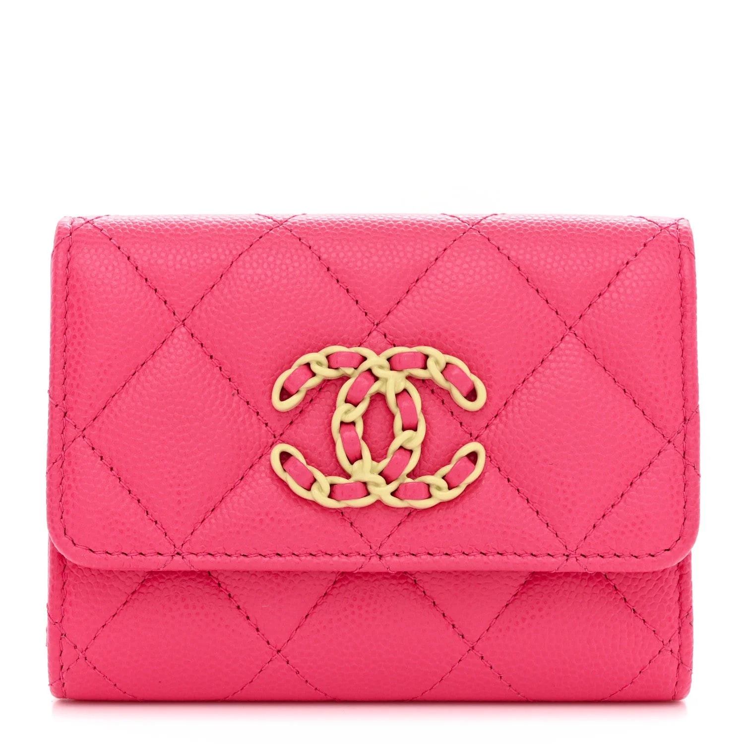 Chanel — Chanel 19 Flap Card Holder Wallet Dark — Accessory — resale
