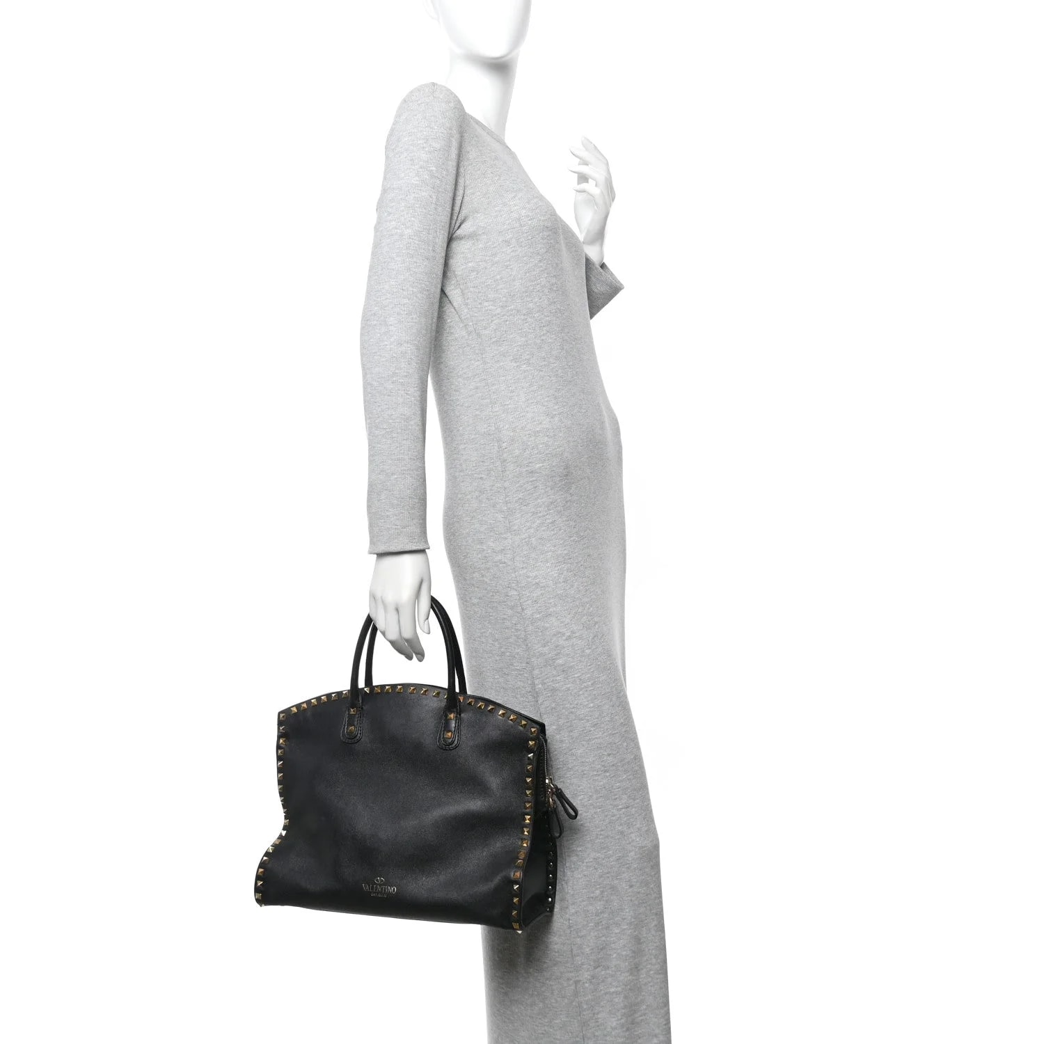 Vitello Rockstud Dome Shopper 2