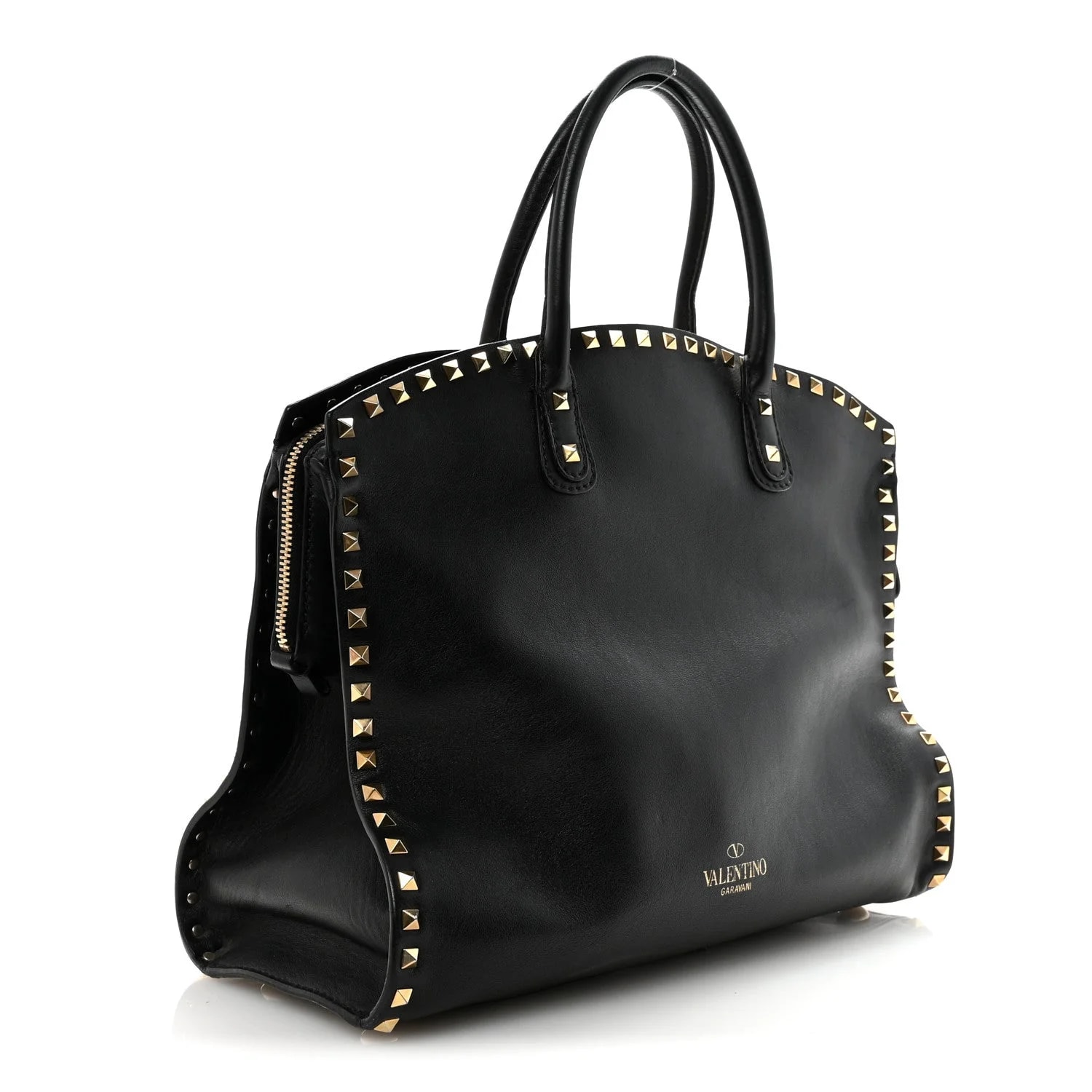 Vitello Rockstud Dome Shopper 3