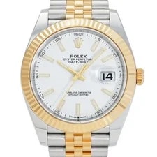 Rolex Datejust 126333 Stainless Steel Yellow Gold 41.0mm White Dial #YKW279 2