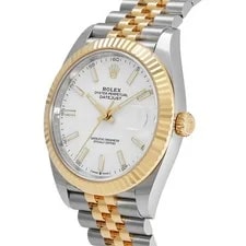 Rolex Datejust 126333 Stainless Steel Yellow Gold 41.0mm White Dial #YKW279 4