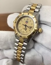 ▶️ [N ] TAG Heuer Professional 2000 964.008-2 Gold Dial Quartz 3