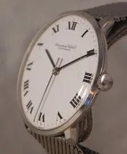 IWC Schaffhausen Ref. 1410 Swiss Manual Wind White Roman Dial ....33mm 3