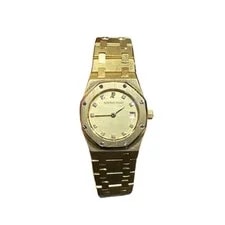 Audemars Piguet — Audemars Piguet Royal Oak 66270BA Yellow Gold Champagne Diamond Dial Quartz — Watch — resale