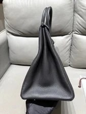 Hermes Birkin 35 Large PHW T Stamp Auth 4