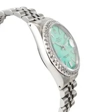 Rolex Datejust 36MM 16233 Turquise Blue Dial Diamond Bezel Steel 4