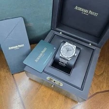 Audemars Piguet Royal OAK 15550ST 37MM 50th Anniversary Grey Dial Warranty B&P 2