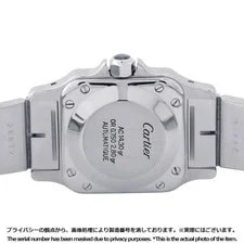 Cartier Santos 0902 Stainless Steel / 18K Yellow Gold 34mm White Dial #TZW930 3