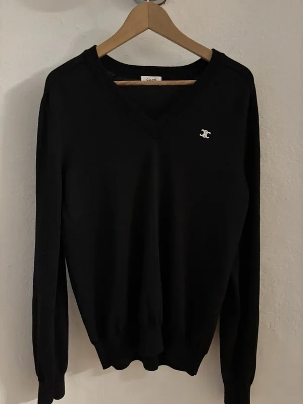 Celine — Celine V Neck Sweater — streetwear — resale