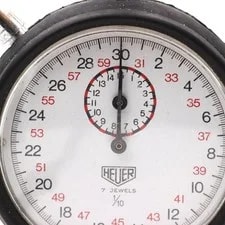 Heuer Manual Winding Stopwatch, 70s , High Precision, Swiss Made 3